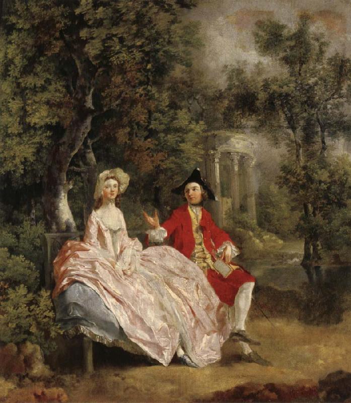 Thomas Gainsborough Conversation in the Park Spain oil painting art